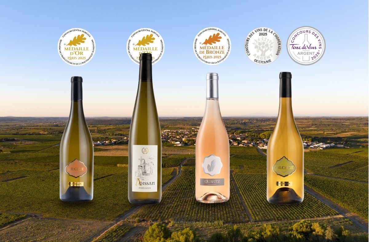 Palmarès 2025 : 5 médailles pour les vins de la cave d’Adissan